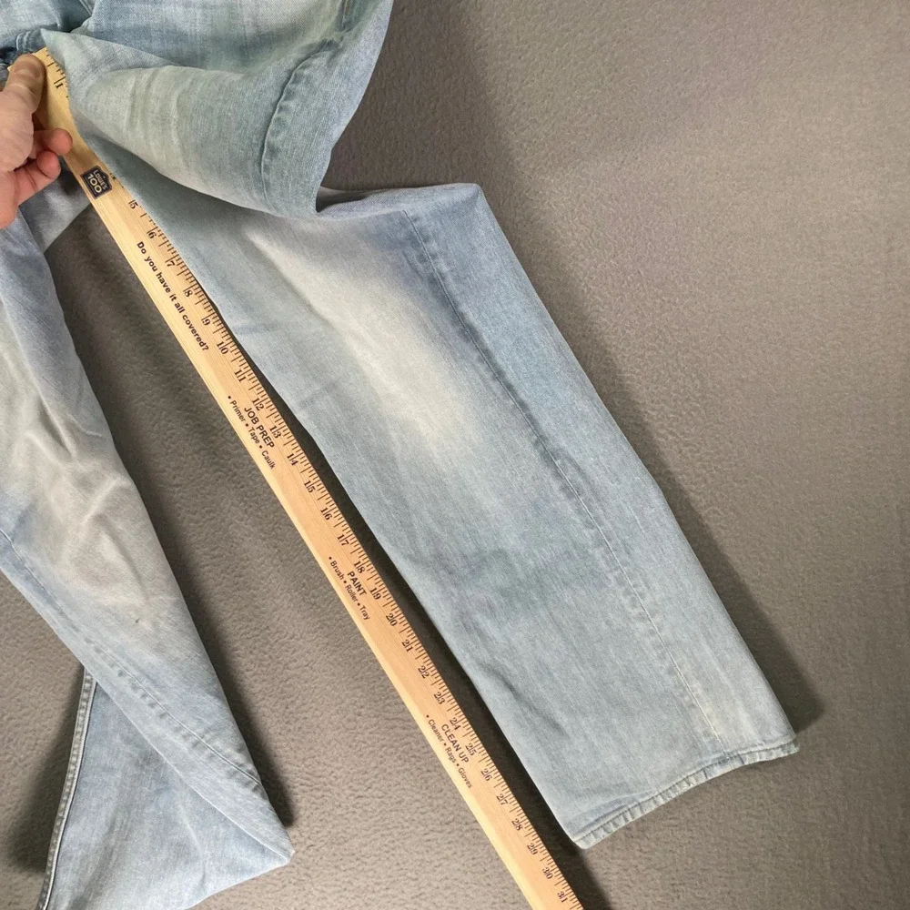 Banana Republic Slim Fit Light Wash Denim Jeans Men Size 34x32‎
